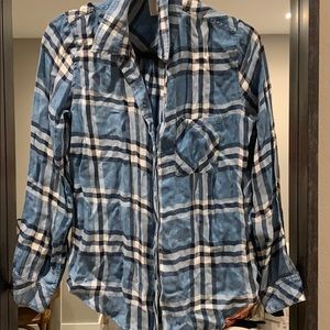 Rails plaid button down